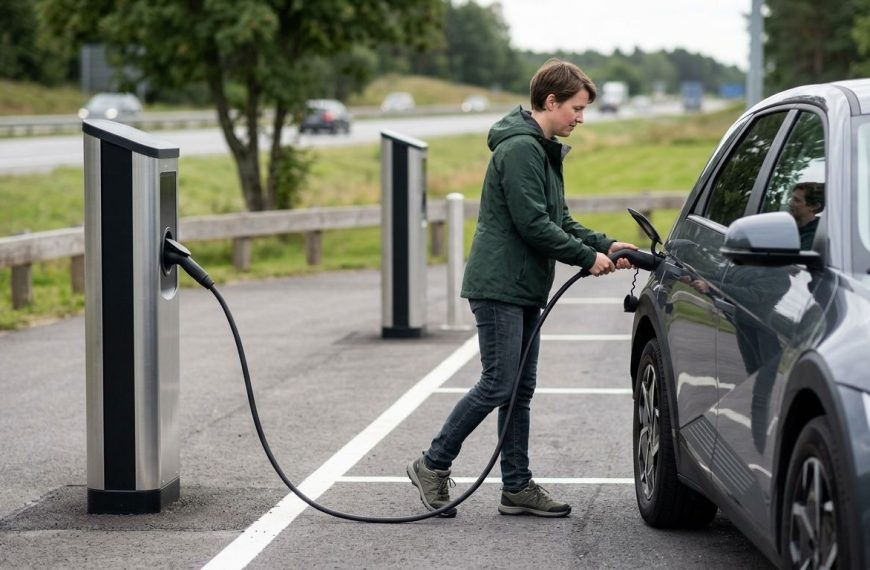 Jak prawidłowo ładować samochód elektryczny w trasie?