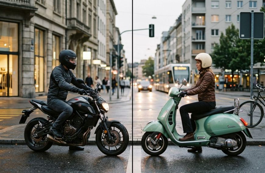 Motocykl czy skuter: co wybrać do jazdy po mieście?