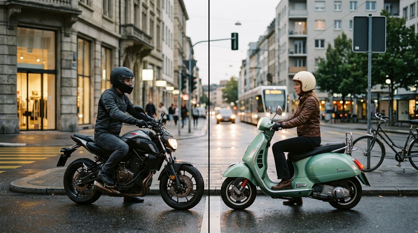 Motocykl czy skuter: co wybrać do jazdy po mieście?