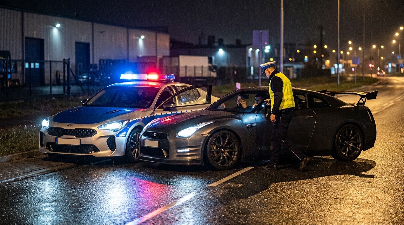 Ucieczka przed policją i nielegalne wyścigi
